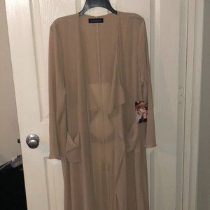 Never Worn Sheer Duster/Trench Coat
